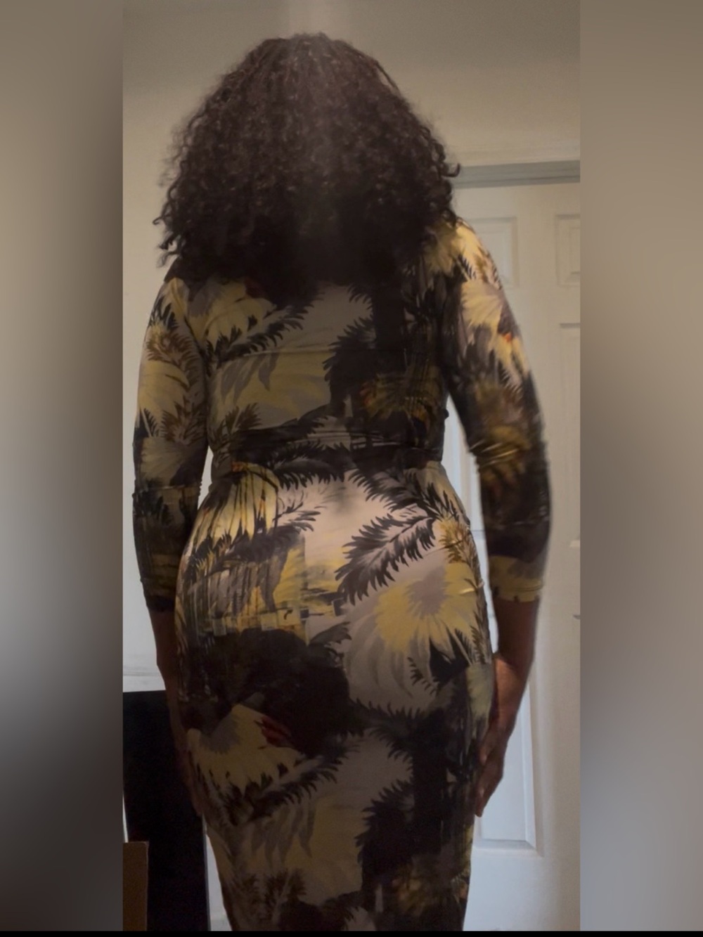 Philosophy tropical print Midi